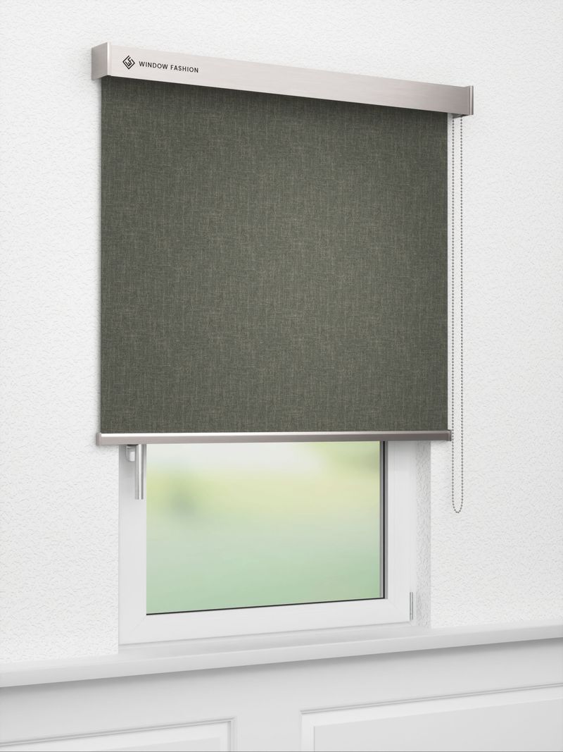 Verdunkelungsrollo Kathari Dark 92.06 Fensteransicht