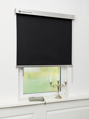 Verdunkelungsrollo Messina 80.04 Fensteransicht