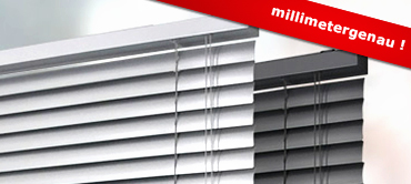 Jalousien aus Aluminium im Raumtextilienshop finden