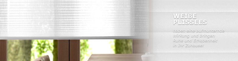 Fertige Faltstores in Weiß online bestellen im Raumtextilienshop Faltstores in Weiß, Standardmaß
