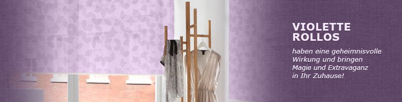 Rollo Lila Fertigmaß - Sonnenschutz finden im Raumtextilienshop Rollo Lila, Blickschutz
